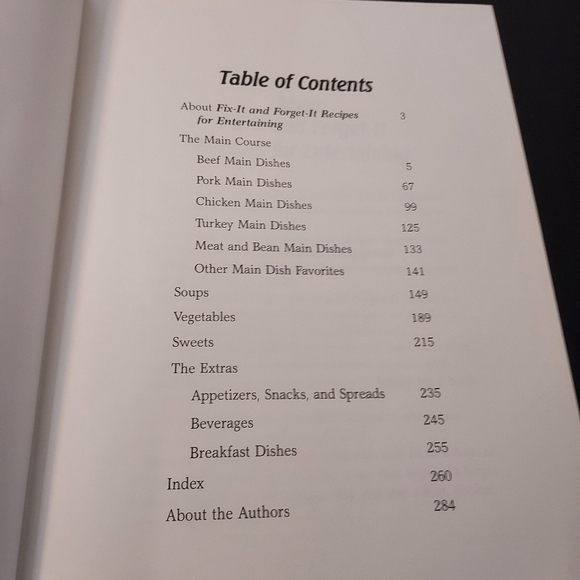 Fix-It And Forget-It Recipes For Entertaining Slow Cooker Favorites Hardcover - Picture 5 of 5